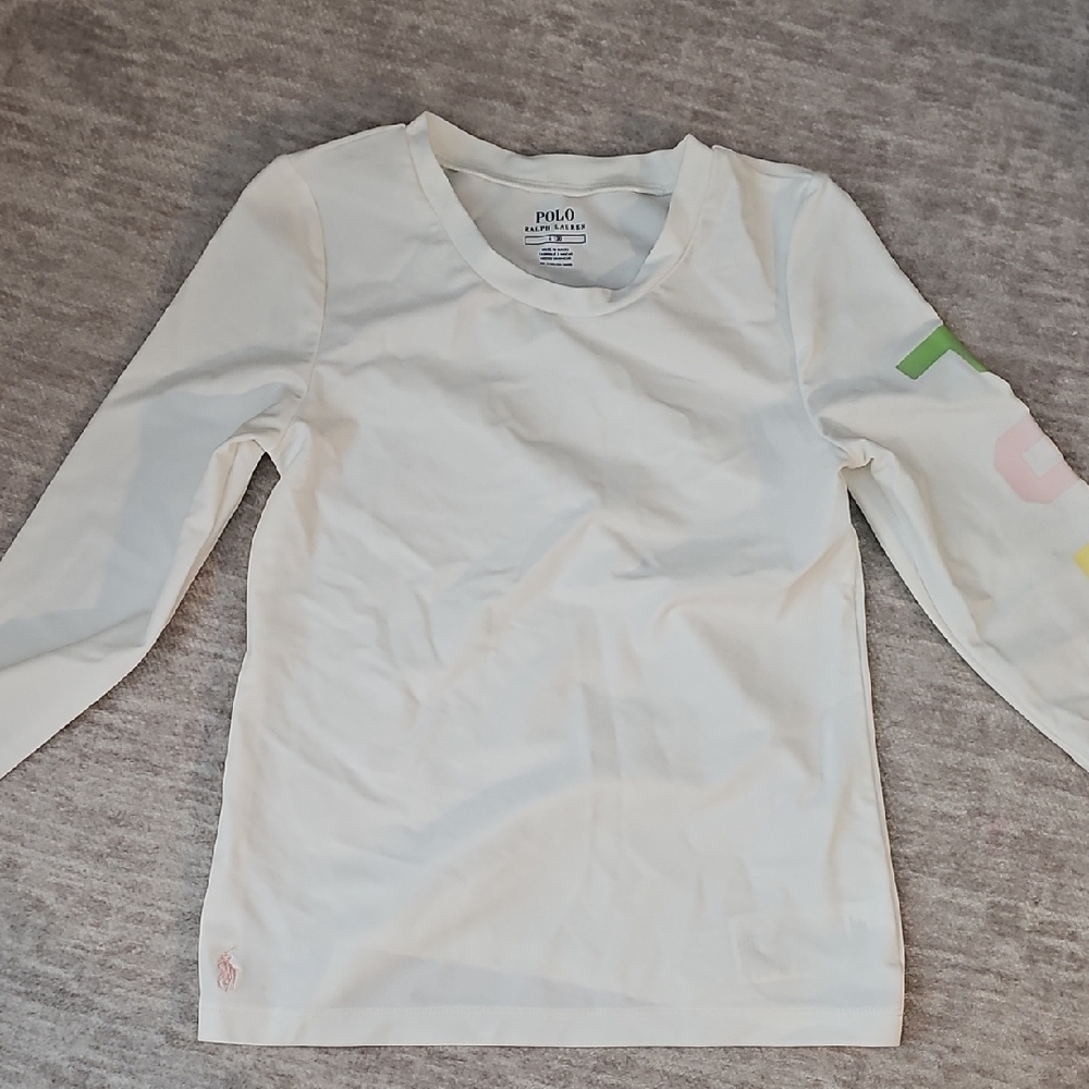 Ralph Lauren Pastel Watercolor Long-Sleeve Tops - Picture 5 of 6
